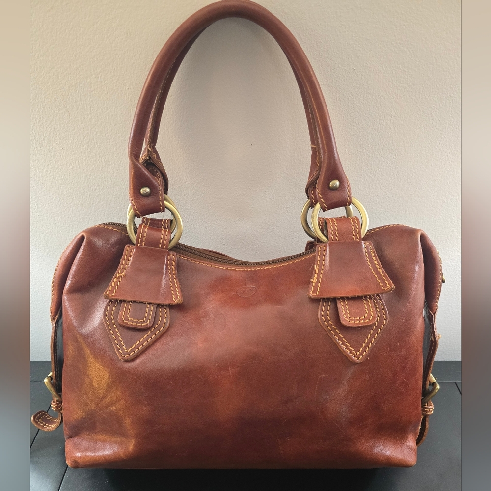 Italian Tuscany Leather Handbag